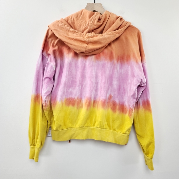 Young Fabulous & Broke Women's Sunset Ombre Cowl Neck Hooded Sweater NWT Size XS - Picture 3 of 6